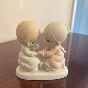 Charming Figurine with Pastel Accents